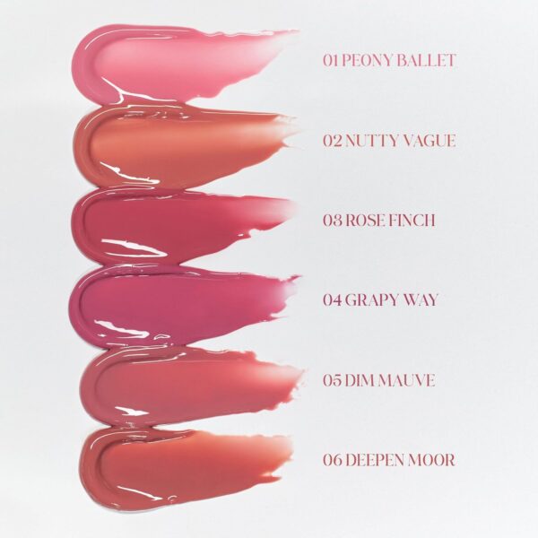 rom&nd Glasting Color Gloss (02 NUTTY VAGUE) | Kbeauty, Plumping, Glossy, Moisturizng, Natural Color, Long-lasting - Image 5