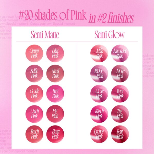 Pink Obsession Stay-Fit Lip Tint | M05 Code Pink | Weightless & Layerable Tint for Smudge-proof, Long-lasting Wear | Soft Blur Finish or Vibrant Flush | 3.8g - Image 2