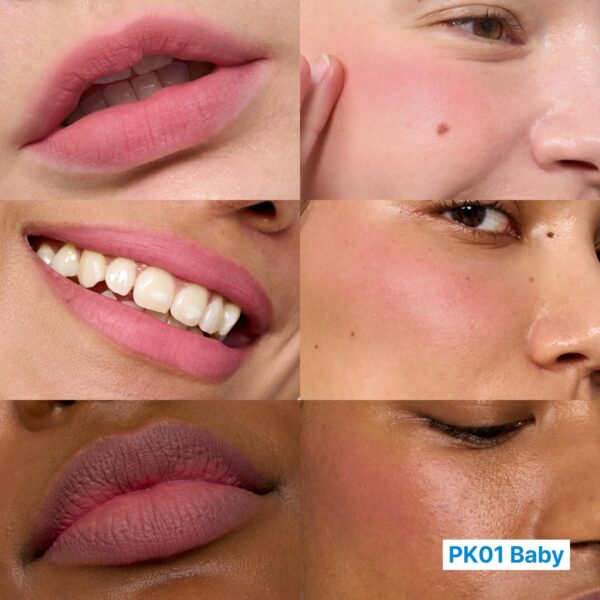 Blurry Pudding Pot | Airbrushed Blush & Lip, Buildable Pigment, Long-lasting, Lightweight, Easy to Blend, Natural Soft Matte Finish - Baby (Soft Pink) | 0.17 oz - Image 2