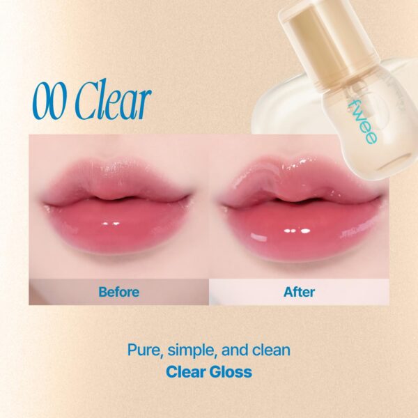 3D Changing Gloss | 00 Clear | Lip Gloss for changing color, Layering Gloss, Long-lasting & Plumping, Glossy | 5.3g - Image 4