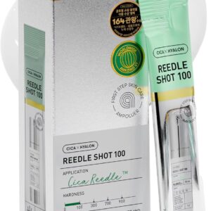 VT COSMETICS CICA Reedle Shot Ampouler | for Hydrated Skin 0.067Fl Oz*7 Pcs (2ml*7)