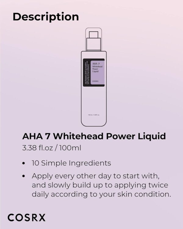 COSRX AHA 7 Whitehead Power Liquid, 100ml - Image 7