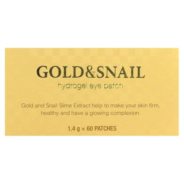 Gold & Snail Hydogel Eye Patch 60ea (30pairs) - Image 2