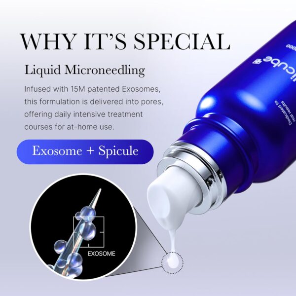 medicube Zero Exosome Shot 2,000 PPM Spicule Facial Serum | Liquid Skin Booster Serum | Exosome, AHA+BHA+PHA | Pore Care, Dead Skin Cells, Skin Texture | Korean Skin Care 1.01 fl.oz - Image 3