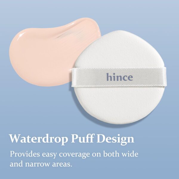 hince Second Skin Mesh Matte Cushion - 12g, Natural Coverage, Semi Matte Finish, Flawless Coverage, 24hr Long Lasting, Korean Cushion Foundation, Blue Cushion (SAND, 23) - Image 7