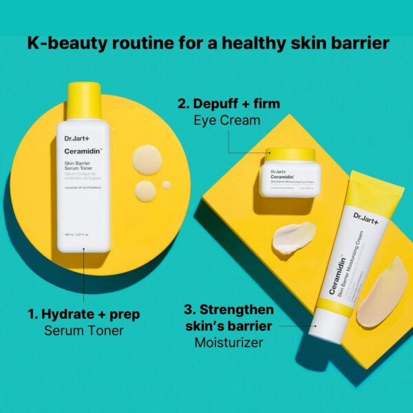 Dr.Jart+ Ceramidin™ Skin Barrier Moisturizer Face Cream For Dry Skin with Ceramides and Panthenol | Korean Skin Care - Image 6