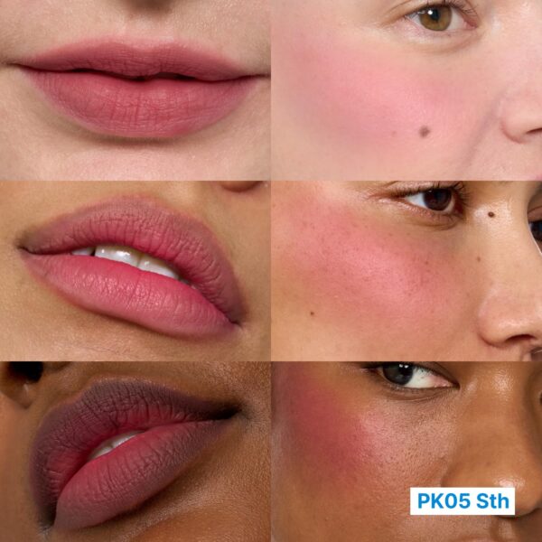 Blurry Pudding Pot + Keychain SET | Airbrushed Blush & Lip, Buildable Pigment, Long-lasting, Lightweight, Easy to Blend, Natural Soft Matte Finish Makeup – Sth (Dusty Pink) | 0.17 oz - Image 3