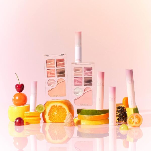 rom&nd Bare Layer Palette 02 Strawberry Mood - Image 5