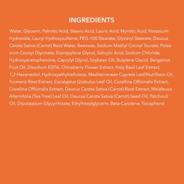 Aprilskin Carrotene Clarifying Foam Cleanser - Deep Cleansing with BHAs & Sebum Control for Oily, Sensitive, Acne-Prone Skin - 120ml - Vegan, Cruelty Free - Image 5