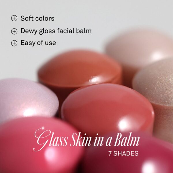 hince True Dimension Radiance Balm 10g - Shimmer Glow Face Highlighter Stick, Translucent Colors, Cream Blush Stick, Glass Skin in a Balm, Korean Beauty, Natural Makeup (CLEAR, TP001) - Image 3