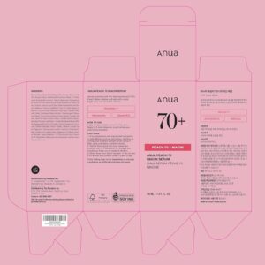 Anua Peach 70 Niacinamide Serum 30ml / brightening hydrating face serum/daily clean beauty (1.01 fl. oz.)