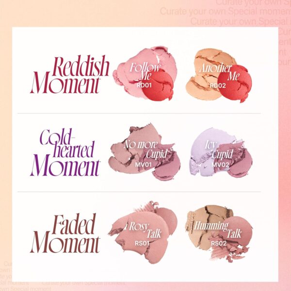 Mellow Dual Blush | ND01 Lazy Tempo | Dual Color, Jelly Texture, 12 Colors, Longwear, Long-lasting | 7.2g - Image 7