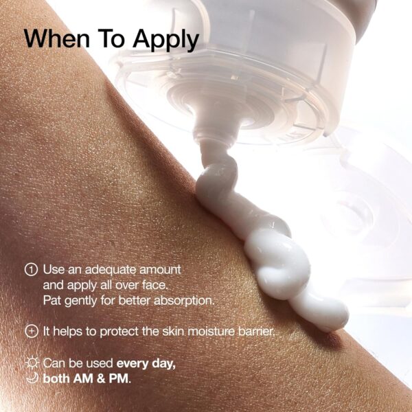 ANUA 3 Ceramide Panthenol Moisture Barrier Cream, Hydrating Face Moisturizer for Normal Skin, Panthenol, Ceramide, Centella for Skin Barrier Non Comedogenic, Korean Skincare (100ml/ 3.38 fl. oz.) - Image 5