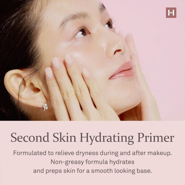 hince Second Skin Hydrating Primer – Makeup Boosting Moisturizing Primer for Lasting – Pore Coverage for Flawless Skin - Smooth & Supple Skin, 1.35 fl.oz. Light pink - Image 4