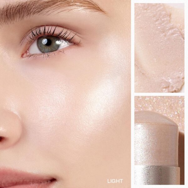 hince True Dimension Radiance Balm 10g - Shimmer Glow Face Highlighter Stick, Cream Blush Stick, Glass Skin, Korean Beauty, Valentines Day Gift for Women (LIGHT, LT001) - Image 2