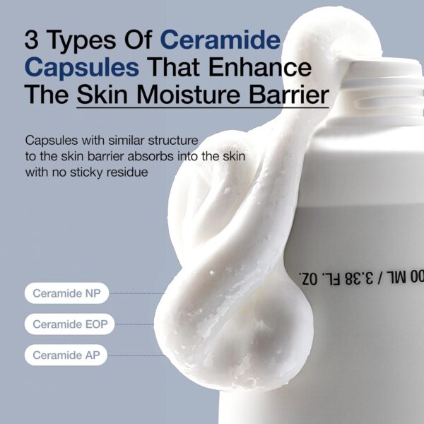 ANUA 3 Ceramide Panthenol Moisture Barrier Cream, Hydrating Face Moisturizer for Normal Skin, Panthenol, Ceramide, Centella for Skin Barrier Non Comedogenic, Korean Skincare (100ml/ 3.38 fl. oz.) - Image 3