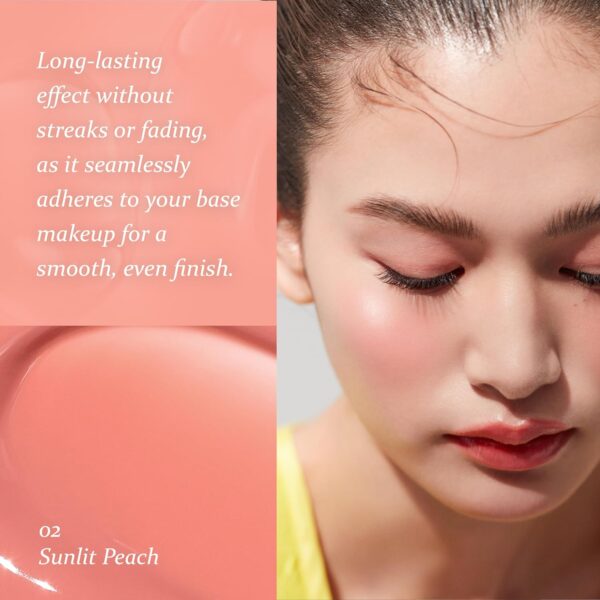 Hince Dewy Liquid Cheek Tint 6g - Raw Glow Blush for Glass Skin - Vegan, Lightweight, Weightless Watercolor (WARM FRECKLE, LC001) - Image 7