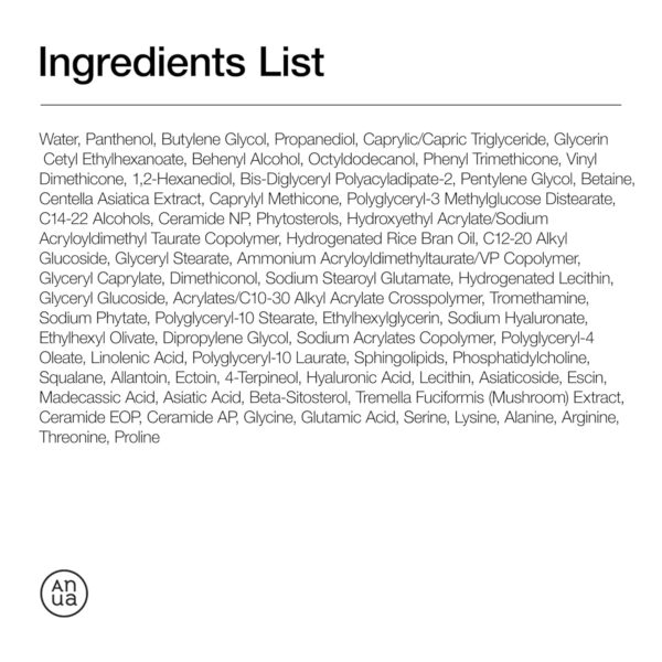 ANUA 3 Ceramide Panthenol Moisture Barrier Cream, Hydrating Face Moisturizer for Normal Skin, Panthenol, Ceramide, Centella for Skin Barrier Non Comedogenic, Korean Skincare (100ml/ 3.38 fl. oz.) - Image 6