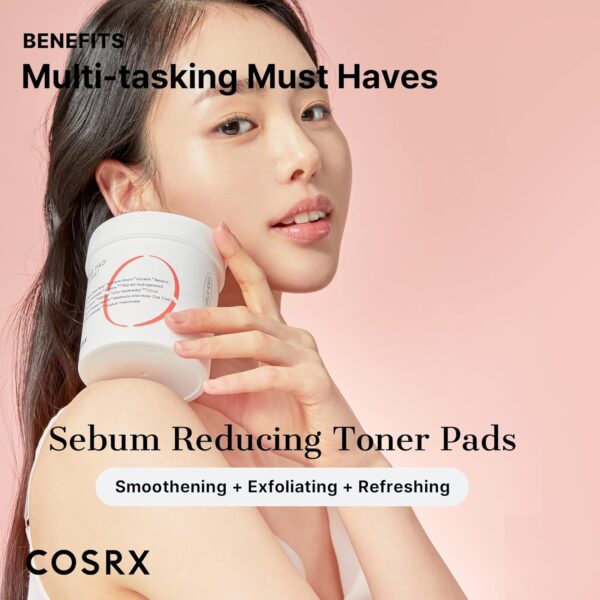 COSRX BHA Toner Pads, 70 Sheets, Exfoliating Pads for Dead Skin & Blackheads, Minimize Pores, Prevent Breakouts, Improve Skin Texture, Korean Skin Care - Image 6