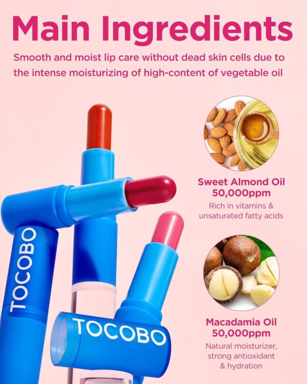 [TOCOBO] Powder Cream Lip Balm 031 Rose Burn 0.67 oz / 19g | Soft Matte Velvet Type Vegan Lip Balm & Creamy Powder Texture without Exfoliation, mother's day - Image 6