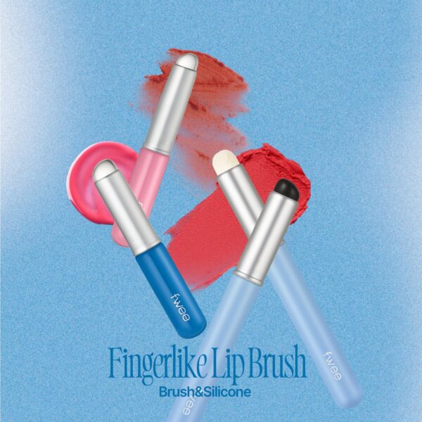 Fingerlike Silicone Lip Brush Mini | Multi-purpose Makeup Blending Brush with Lid - Image 6