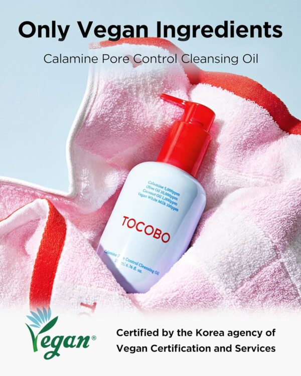 TOCOBO Calamine Pore Control Cleansing Oil 200ml / 6.76 fl oz | Blackheads, Make-up Cleansing, Pore Care, Deep Cleansing, mothers day - Image 7